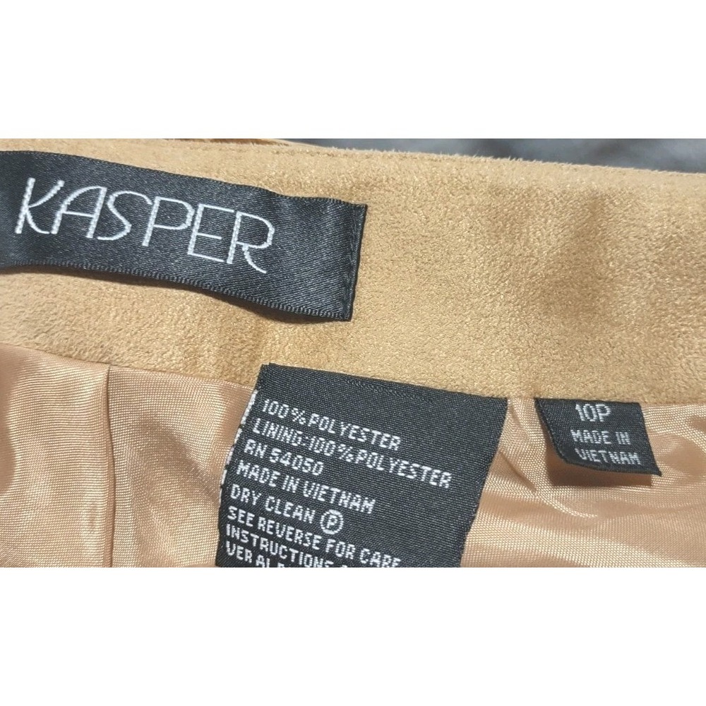 Kasper Women's Velvet Suit Two Sizes Jacket 12P. Skirt 10P - Picture 10 of 10
